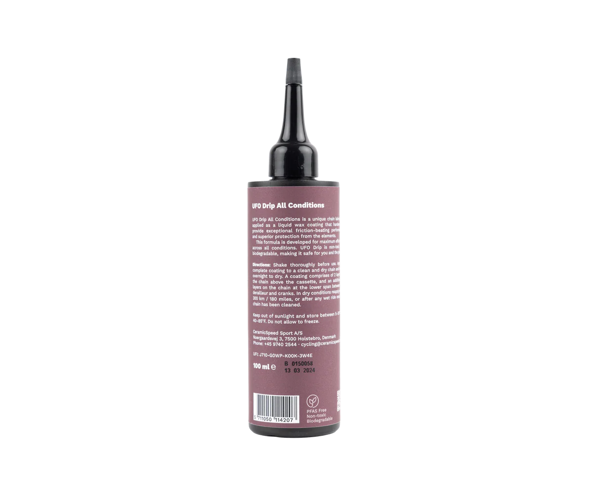 UFO Drip All Conditions Chain Lubricant Wax 100ml
