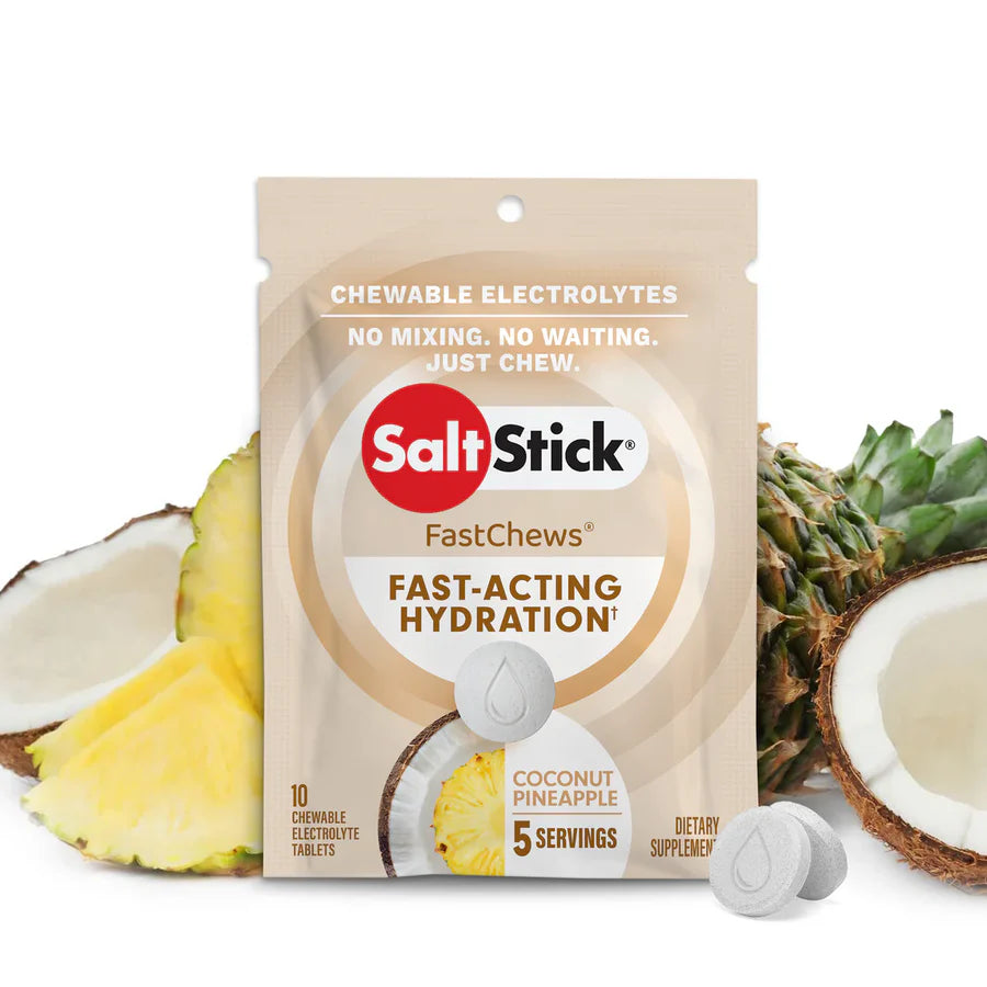 SaltStick FastChews 10 Tablets Packet Salt Sticks - Coconut Pineapple
