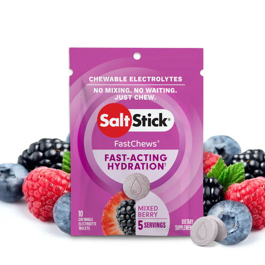 SaltStick FastChews 10 Tablets Packet Salt Sticks - Mixed Berry