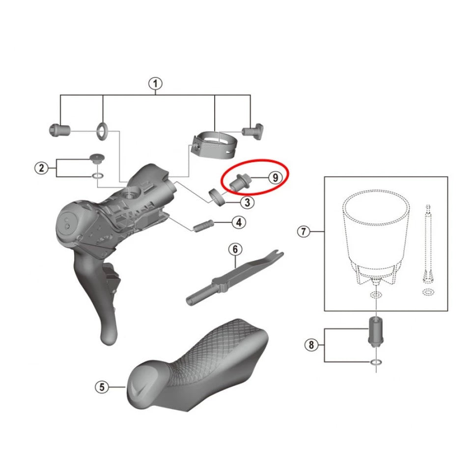 Shimano SM-BH90 Flange Bolt