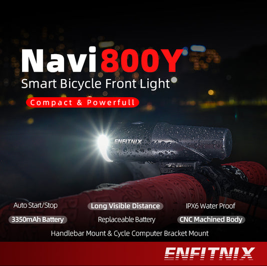 Enfitnix Navi800Y Smart Bicycle Front Light