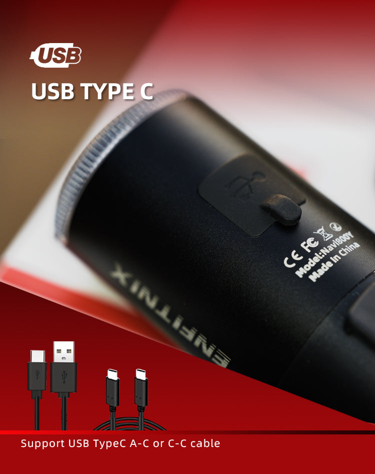 Enfitnix Navi800Y Smart Bicycle Front Light
