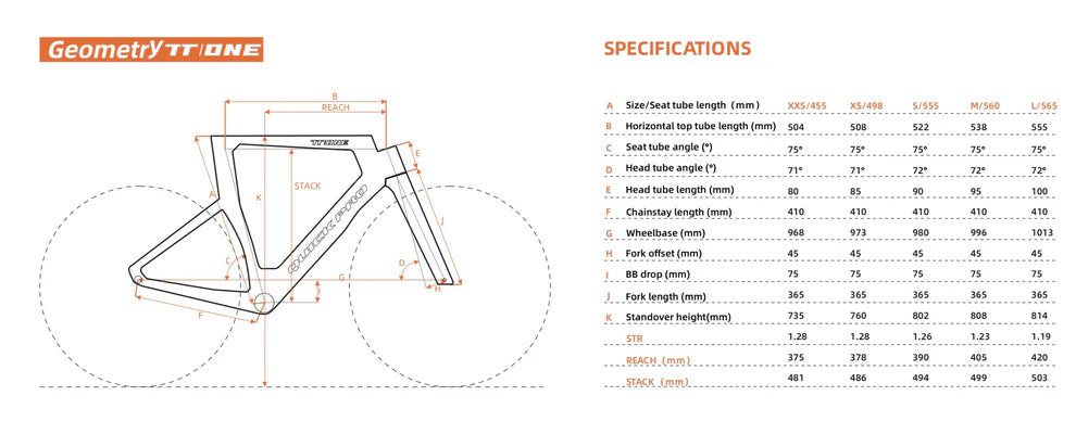 Quickpro TR:ONE Carbon Road Bike Frameset | UCI Approved