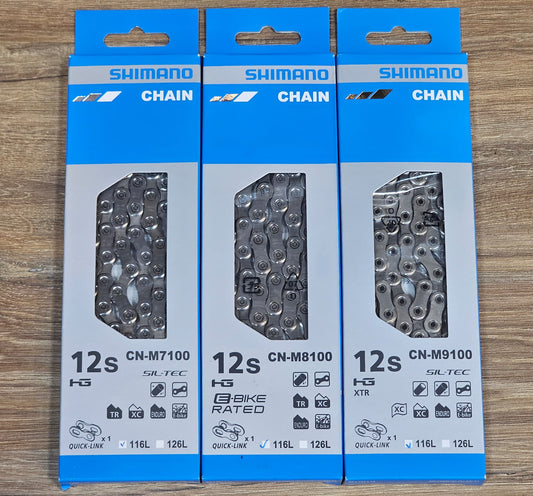 Shimano 12 speed Chain 105 Ultegra Dura Ace XTR Deore XT Chain